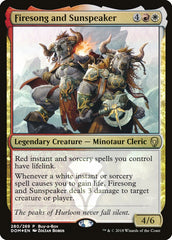 Canção do Fogo e Voz Solar / Firesong and Sunspeaker - Magic: The Gathering - MoxLand