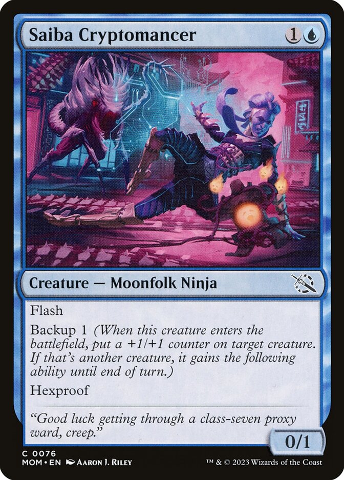 Criptomante Saiba / Saiba Cryptomancer - Magic: The Gathering - MoxLand
