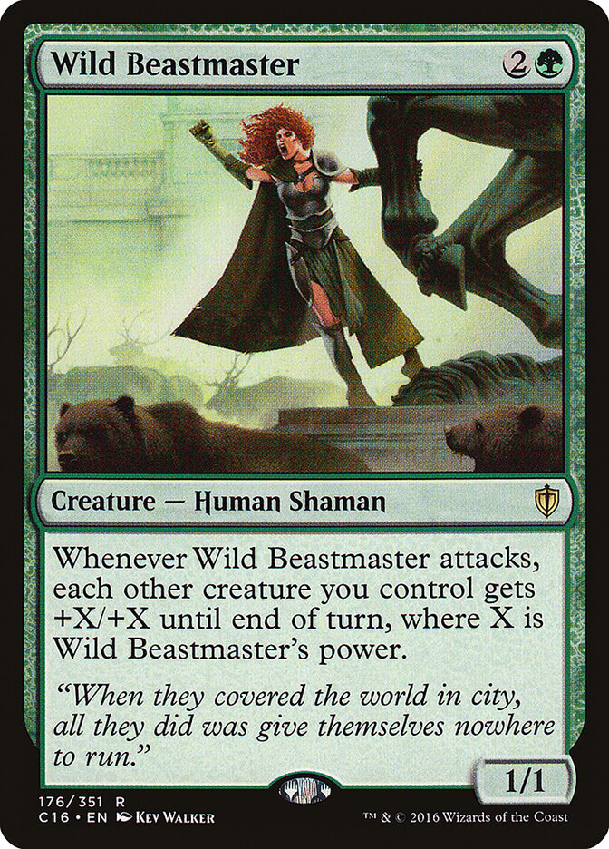 Mestra de Feras Selvagem / Wild Beastmaster - Magic: The Gathering - MoxLand