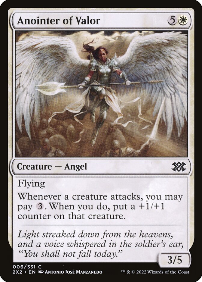 Ungidora de Bravura / Anointer of Valor - Magic: The Gathering - MoxLand