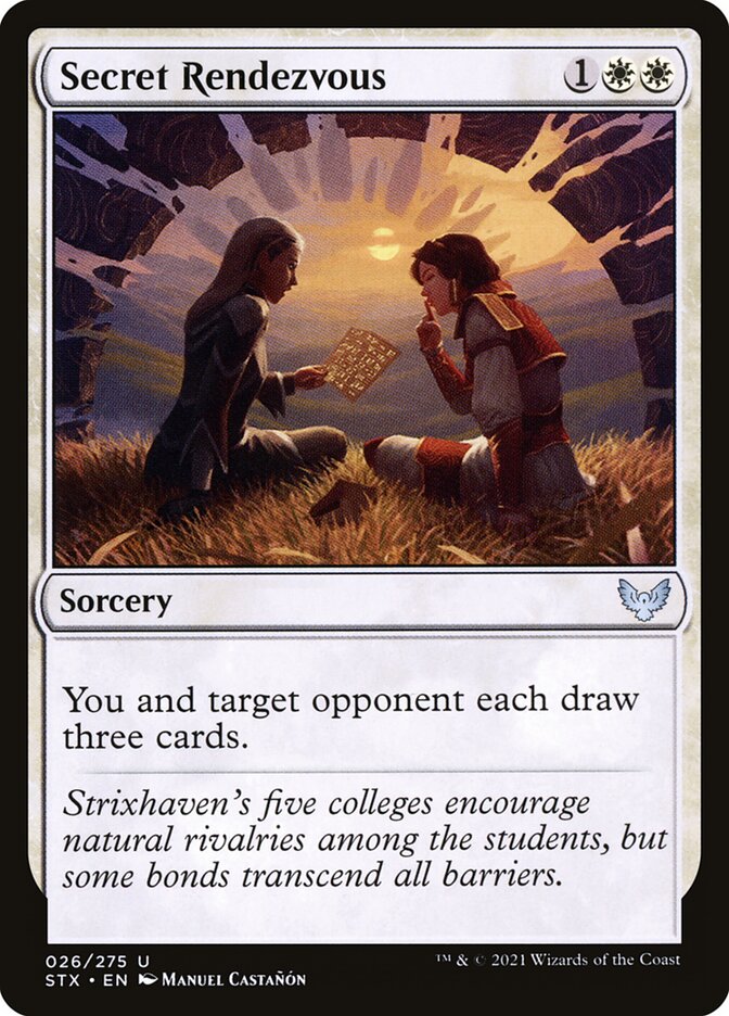 Encontro Sagrado / Secret Rendezvous - Magic: The Gathering - MoxLand