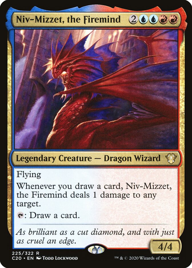 Niv-Mizzet, o Mente de Fogo / Niv-Mizzet, the Firemind - Magic: The Gathering - MoxLand