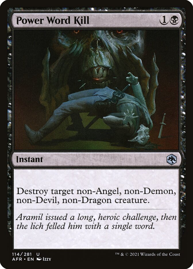 Palavra de Poder: Matar / Power Word Kill - Magic: The Gathering - MoxLand