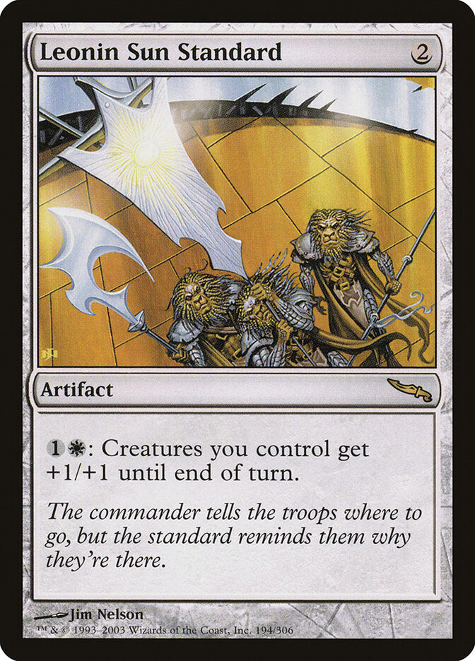 Modelo Solar dos Leoninos / Leonin Sun Standard - Magic: The Gathering - MoxLand