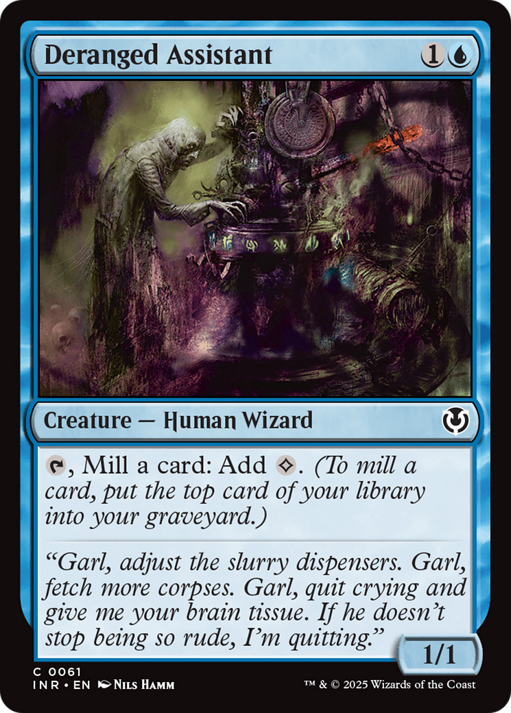 Assistente Insano / Deranged Assistant - Magic: The Gathering - MoxLand