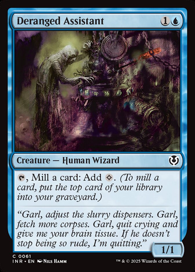 Assistente Insano / Deranged Assistant - Magic: The Gathering - MoxLand
