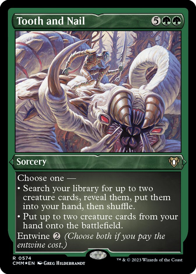 Unhas e Dentes / Tooth and Nail - Magic: The Gathering - MoxLand
