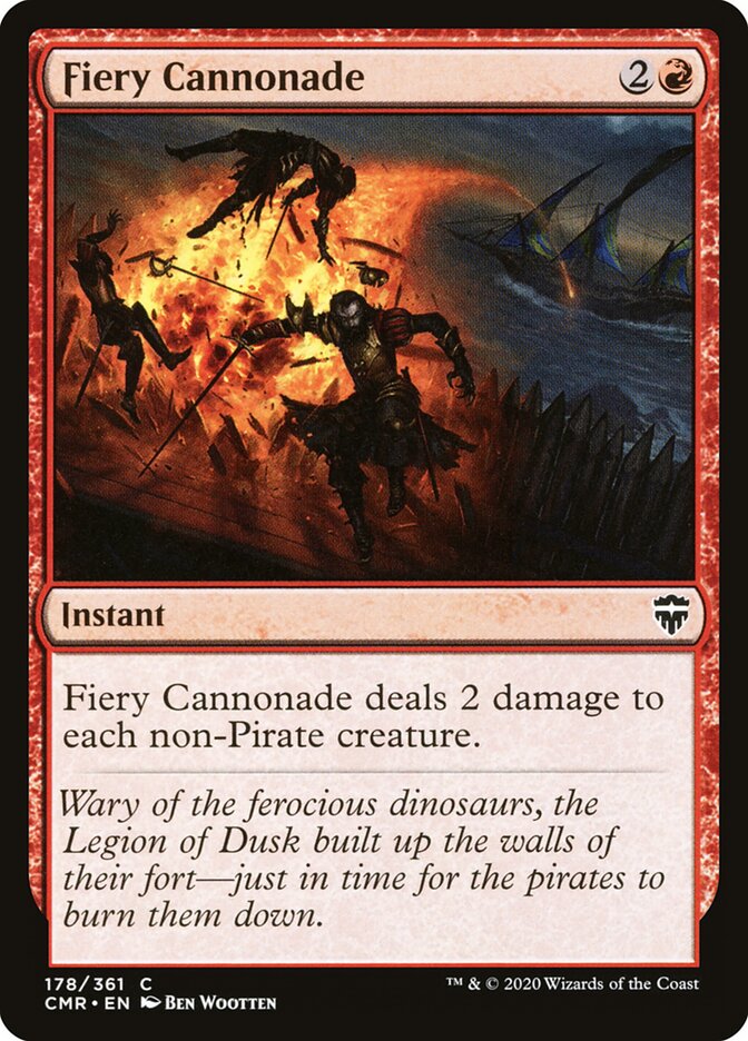 Canhonada Ardente / Fiery Cannonade - Magic: The Gathering - MoxLand