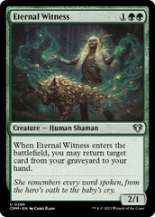 Testemunha Eterna / Eternal Witness - Magic: The Gathering - MoxLand