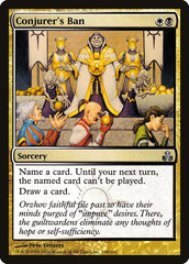Maldição do Feiticeiro / Conjurer's Ban - Magic: The Gathering - MoxLand