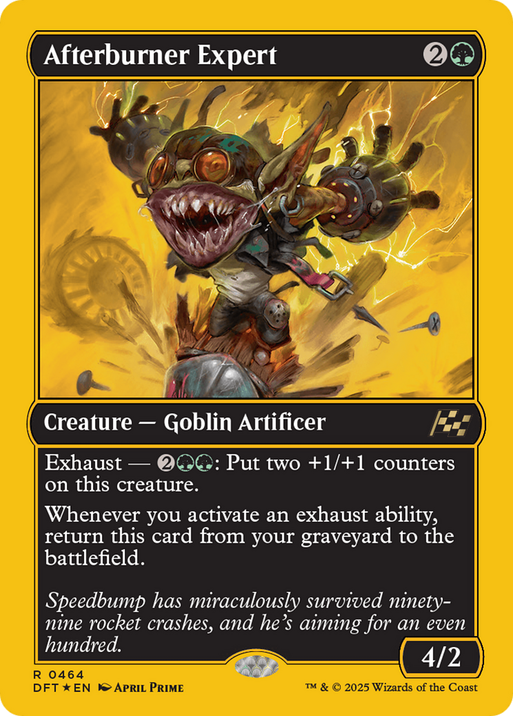 Perito em Pós-combustão / Afterburner Expert - Magic: The Gathering - MoxLand