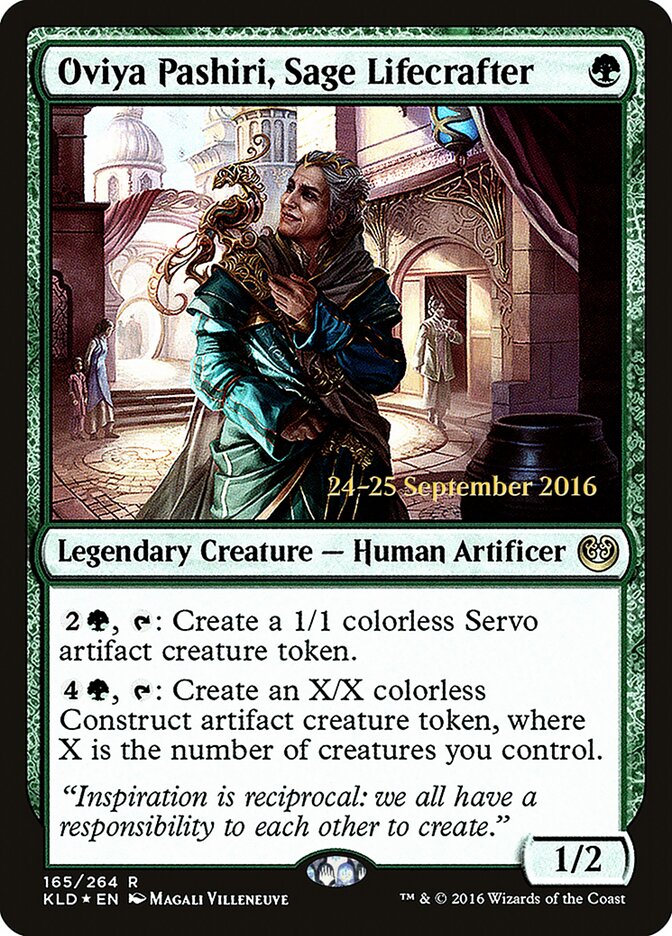 Oviya Pashiri, Sábia Vivideira / Oviya Pashiri, Sage Lifecrafter - Magic: The Gathering - MoxLand