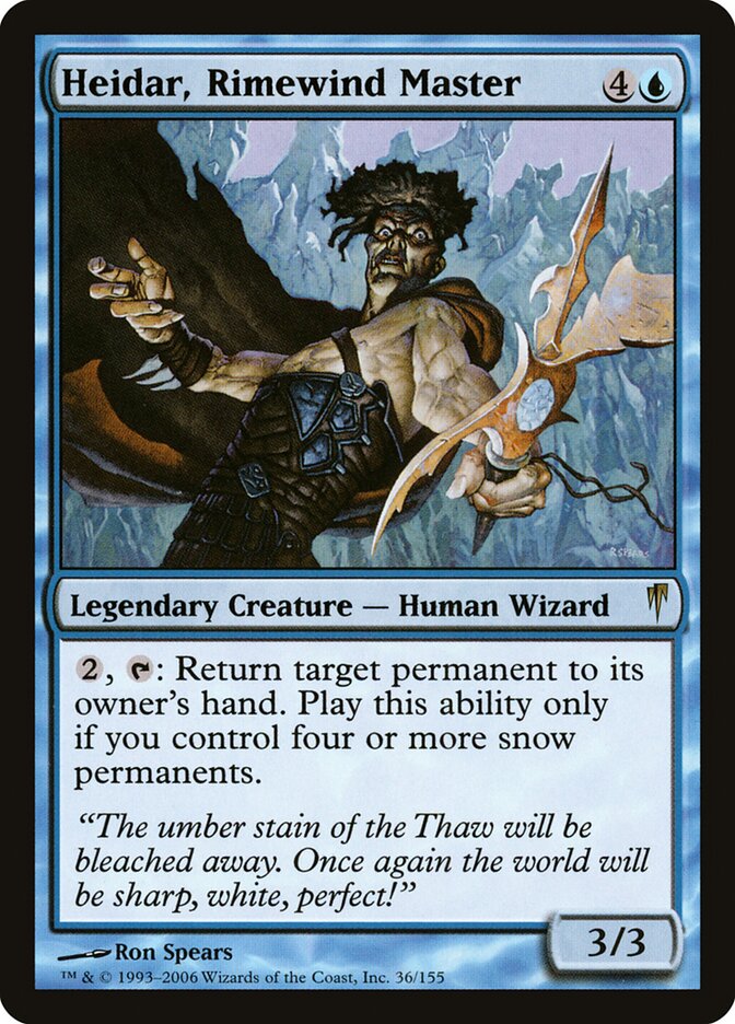 Heidar, Mestre Vento-Gélido / Heidar, Rimewind Master - Magic: The Gathering - MoxLand