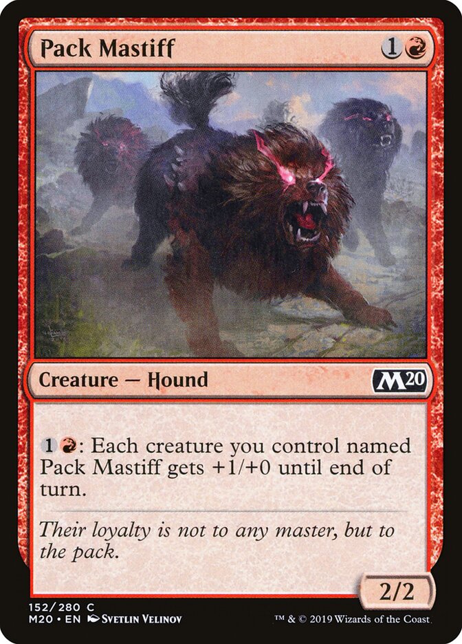 Mastim da Matilha / Pack Mastiff - Magic: The Gathering - MoxLand