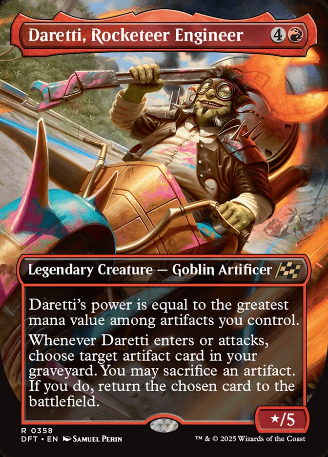 Daretti, Engenheiro Fogueteiro / Daretti, Rocketeer Engineer - Magic: The Gathering - MoxLand
