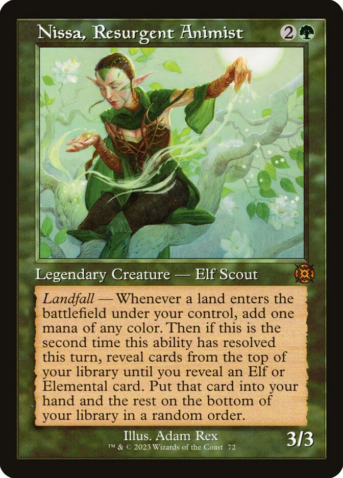 Nissa, Animista Ressurgida / Nissa, Resurgent Animist - Magic: The Gathering - MoxLand