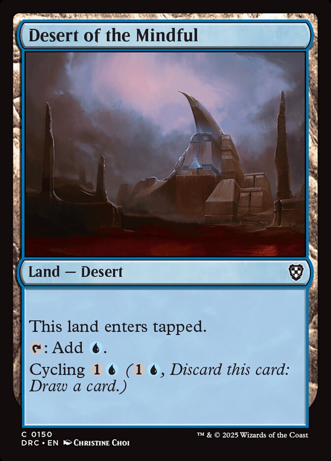 Deserto do Consciente / Desert of the Mindful - Magic: The Gathering - MoxLand