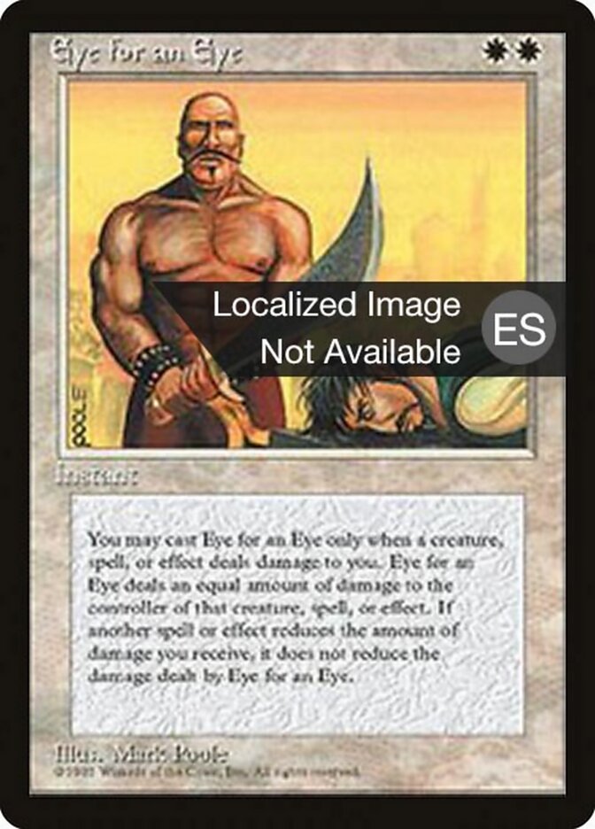 Olho por Olho / Eye for an Eye - Magic: The Gathering - MoxLand