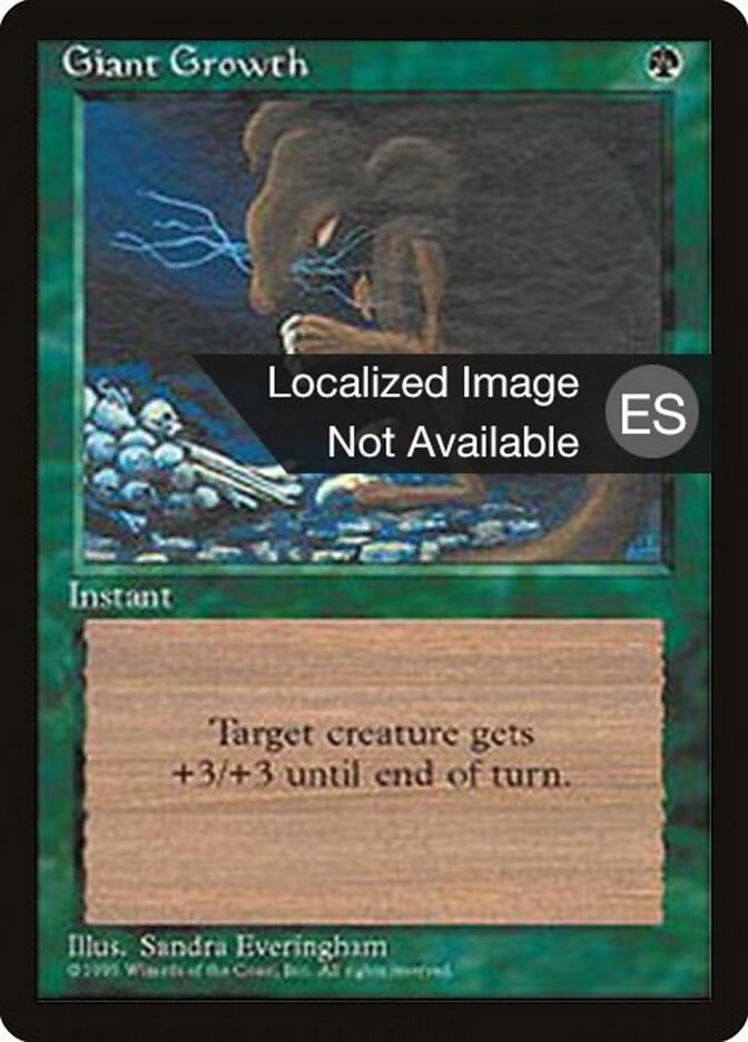 Crescimento Desenfreado / Giant Growth - Magic: The Gathering - MoxLand