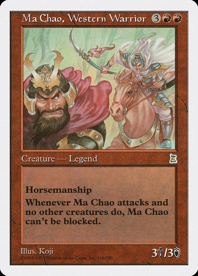 Ma Chao, Western Warrior - Magic: The Gathering - MoxLand