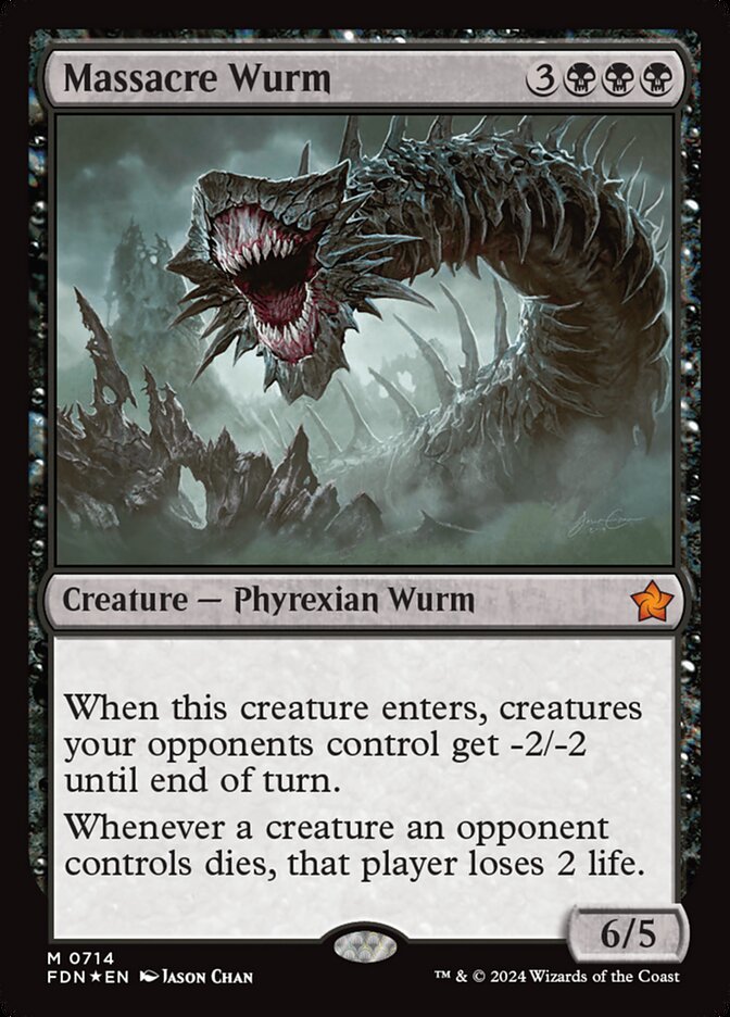 Vorme do Massacre / Massacre Wurm - Magic: The Gathering - MoxLand