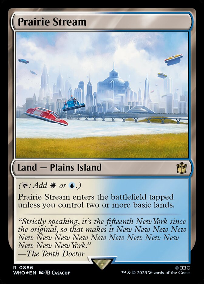 Riacho da Pradaria / Prairie Stream - Magic: The Gathering - MoxLand
