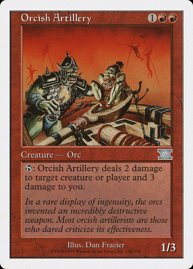 Artilharia Órquica / Orcish Artillery - Magic: The Gathering - MoxLand