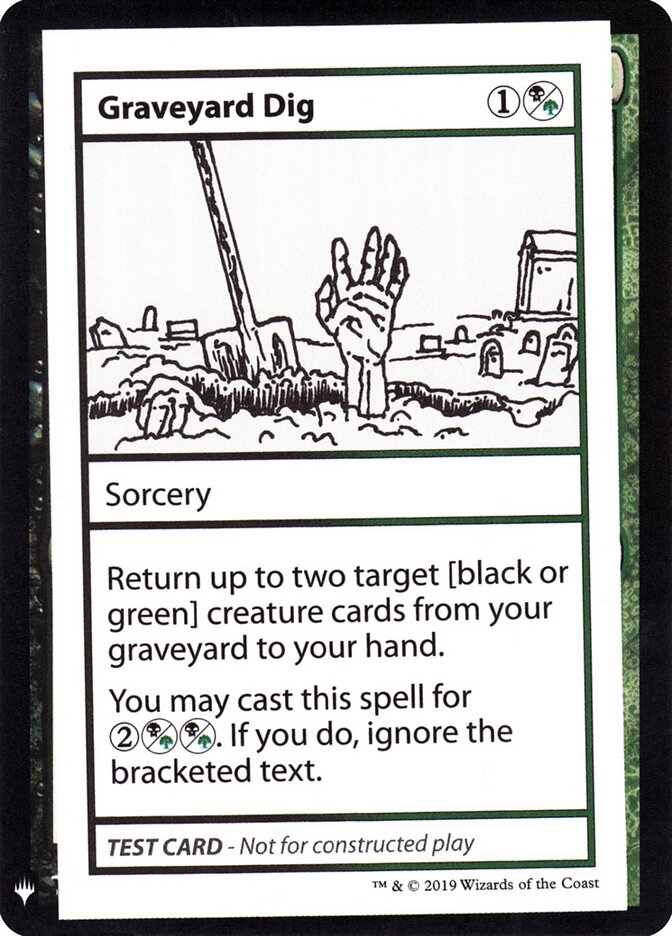 Graveyard Dig - Magic: The Gathering - MoxLand