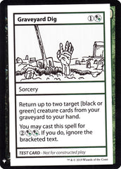 Graveyard Dig - Magic: The Gathering - MoxLand