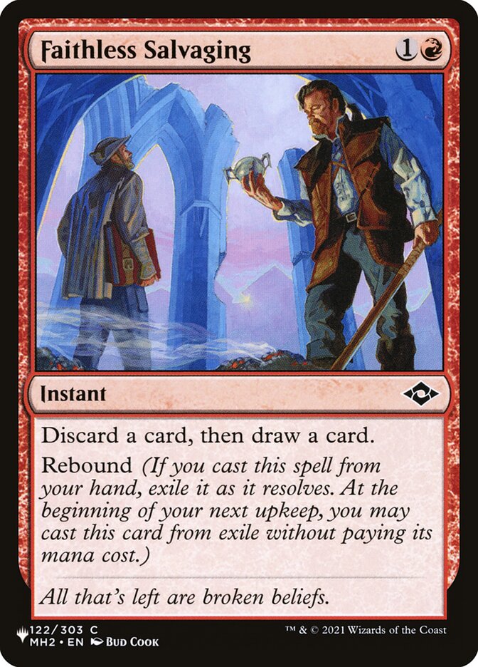 Recuperação Descrente / Faithless Salvaging - Magic: The Gathering - MoxLand