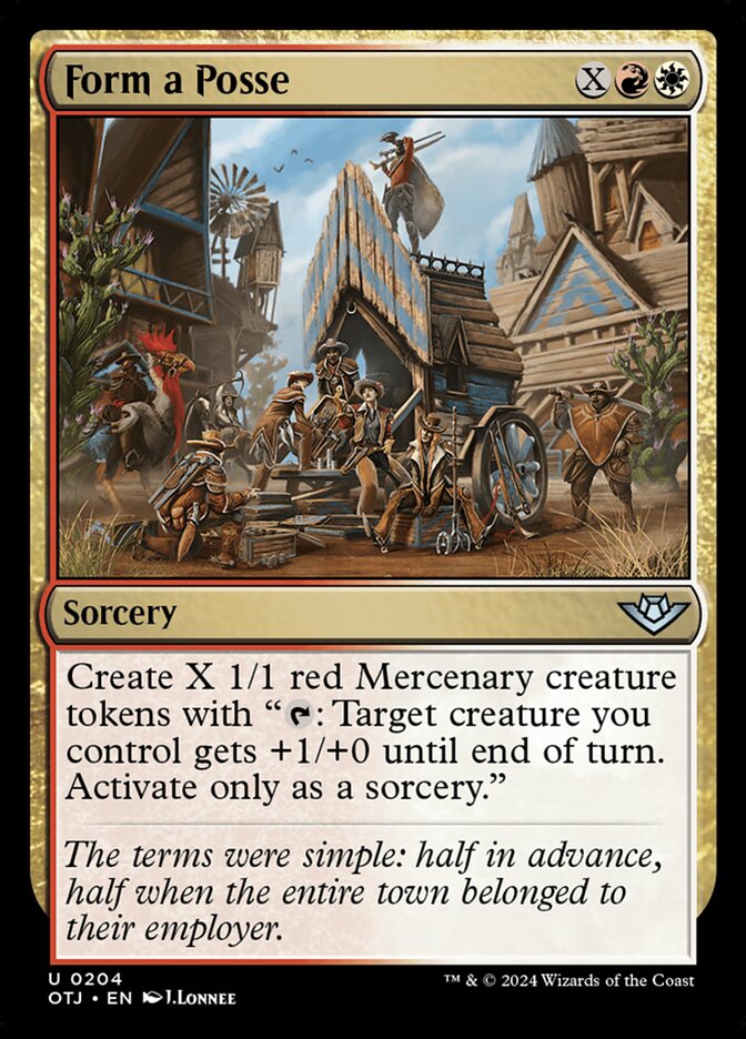 Formar uma Milícia / Form a Posse - Magic: The Gathering - MoxLand