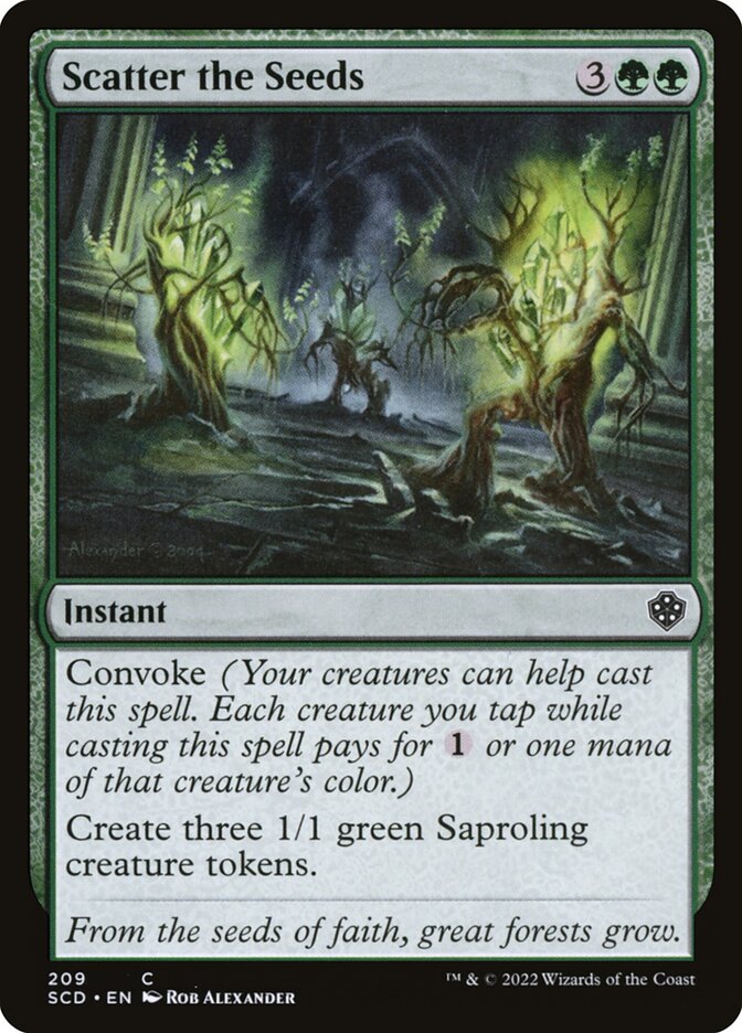 Disseminar Sementes / Scatter the Seeds - Magic: The Gathering - MoxLand