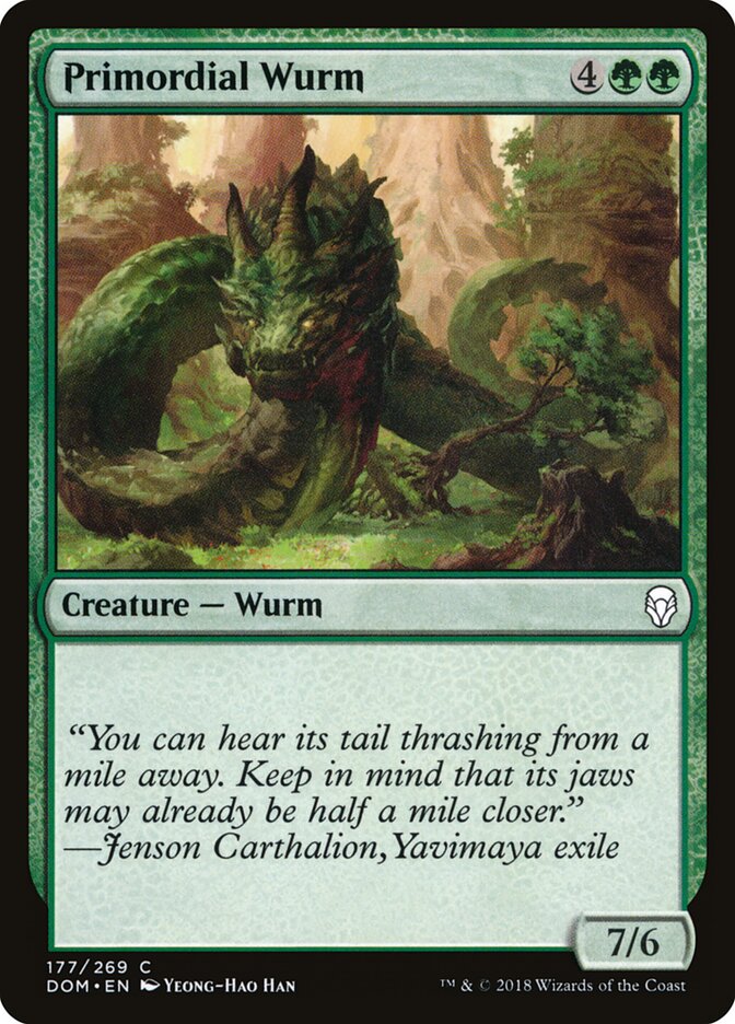 Vorme Primordial / Primordial Wurm - Magic: The Gathering - MoxLand