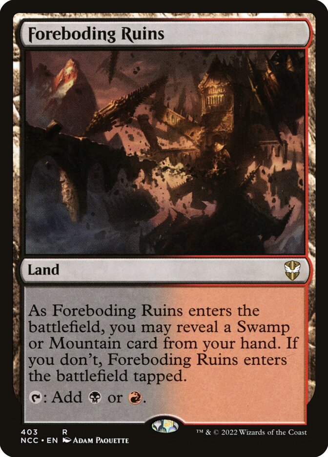 Ruínas Agourentas / Foreboding Ruins - Magic: The Gathering - MoxLand