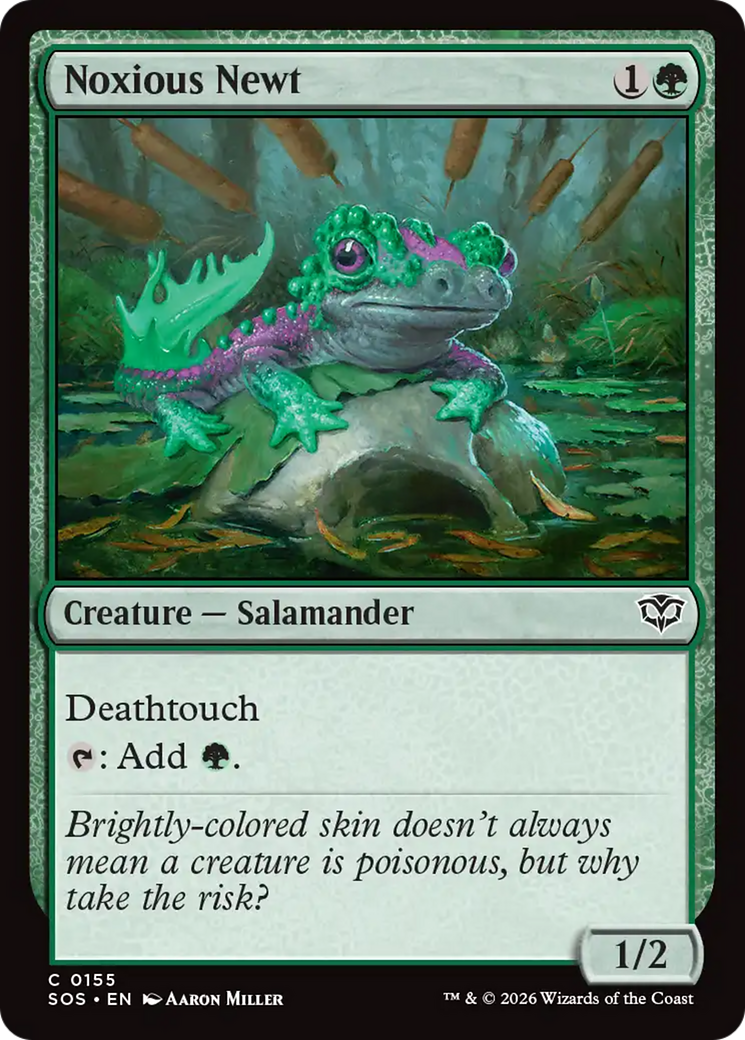 Noxious Newt - Magic: The Gathering - MoxLand