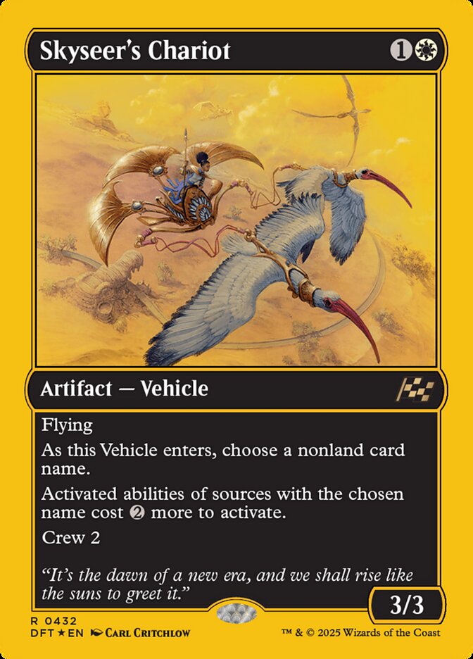 Biga da Aerovidente / Skyseer's Chariot - Magic: The Gathering - MoxLand