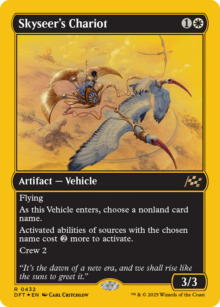 Biga da Aerovidente / Skyseer's Chariot - Magic: The Gathering - MoxLand