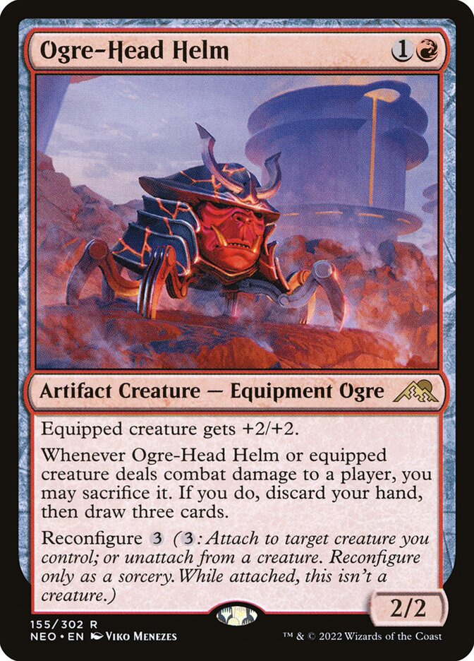 Elmo de Cabeça de Ogro / Ogre-Head Helm - Magic: The Gathering - MoxLand