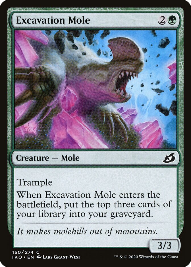 Toupeira de Escavação / Excavation Mole - Magic: The Gathering - MoxLand