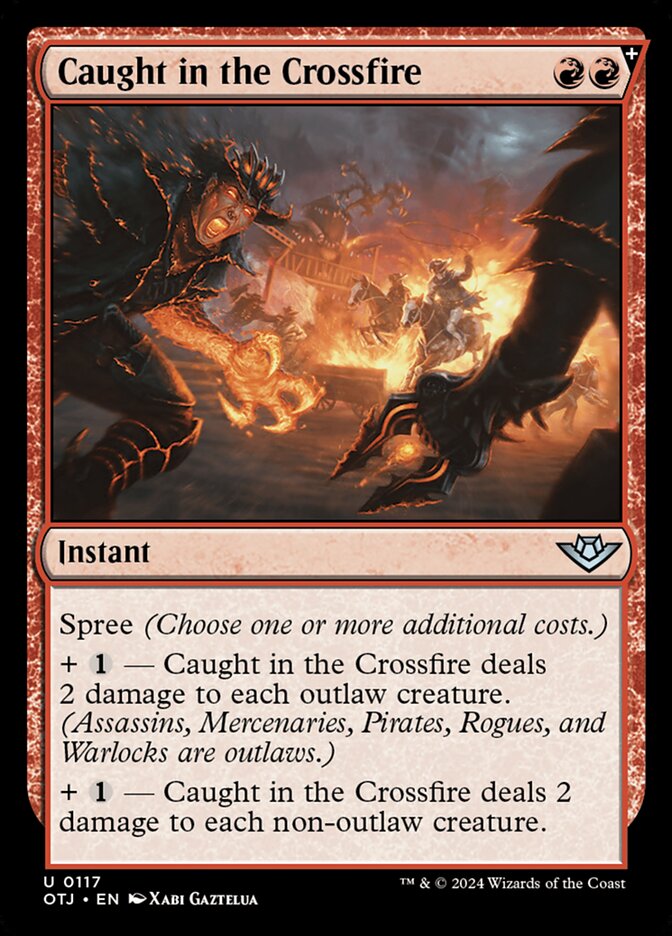 No Fogo Cruzado / Caught in the Crossfire - Magic: The Gathering - MoxLand