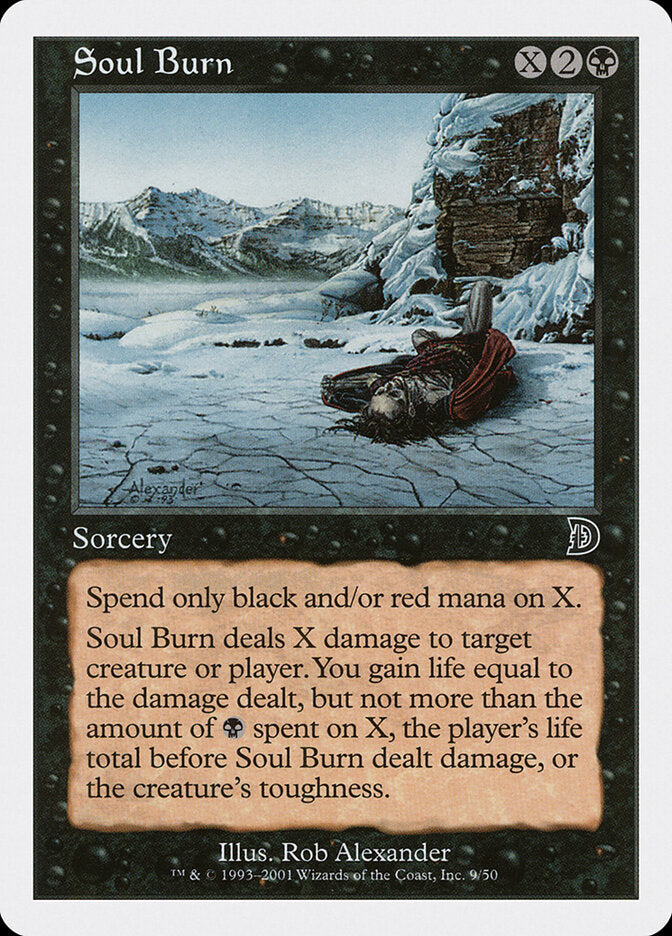 Queimadura da Alma / Soul Burn - Magic: The Gathering - MoxLand