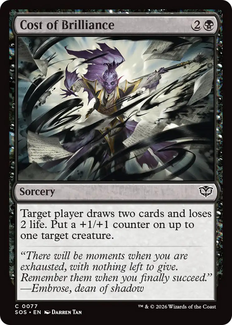 Cost of Brilliance - Magic: The Gathering - MoxLand