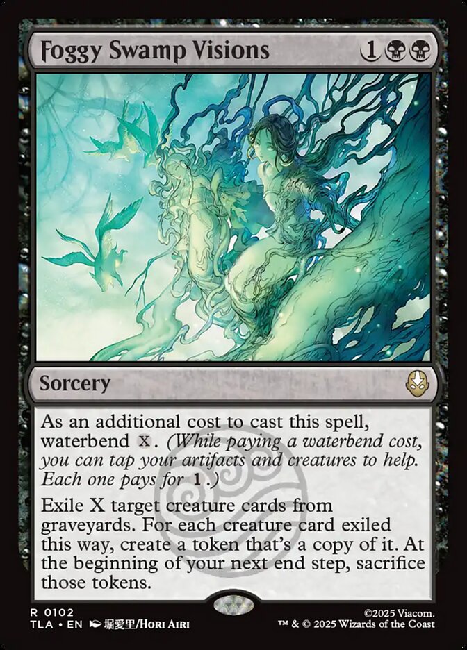 Visões do Pântano Nebuloso / Foggy Swamp Visions - Magic: The Gathering - MoxLand