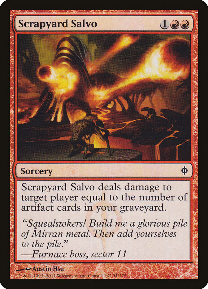Salva de Sucata / Scrapyard Salvo - Magic: The Gathering - MoxLand