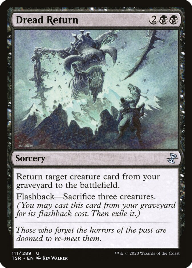 Retorno Aterrorizante / Dread Return - Magic: The Gathering - MoxLand