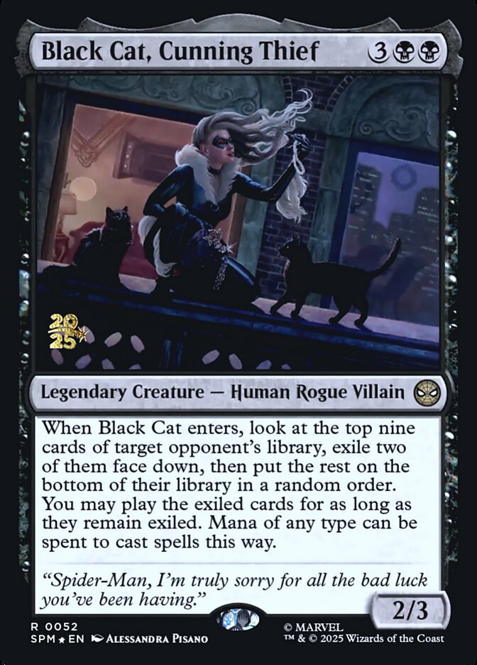 Black Cat, Cunning Thief - Magic: The Gathering - MoxLand