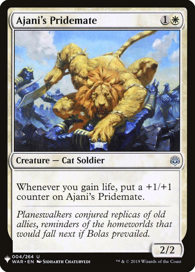 Companheiro de Bando de Ajani / Ajani's Pridemate - Magic: The Gathering - MoxLand