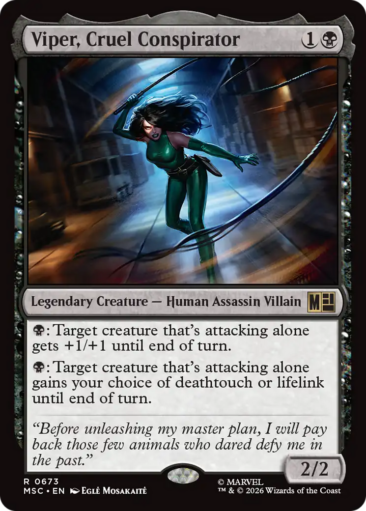 Viper, Cruel Conspirator - Magic: The Gathering - MoxLand