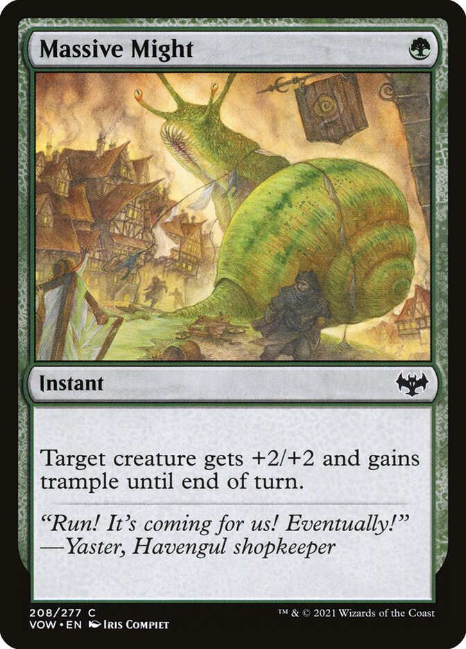 Força Possante / Massive Might - Magic: The Gathering - MoxLand