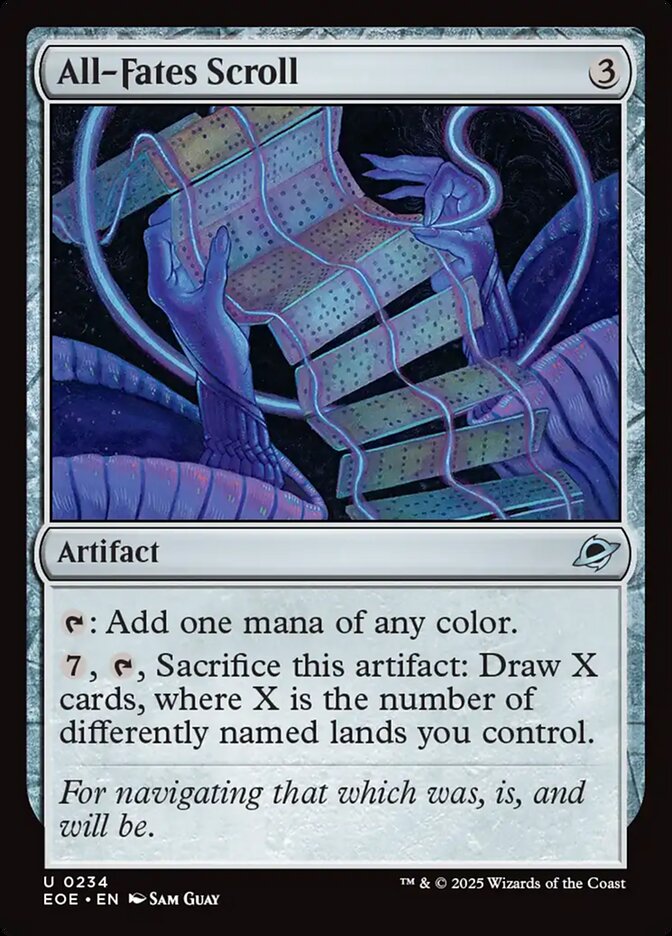 Pergaminho do Omnidestino / All-Fates Scroll - Magic: The Gathering - MoxLand
